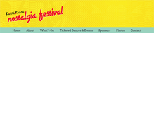 Tablet Screenshot of kurrikurrinostalgiafestival.com.au